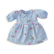 Lighthouse Magic - Half Sleeve Puff Muslin Cotton Frock with Bow (0m to 5 years)