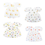 Half Sleeve Muslin Cotton Girls Frock Combo Pack of 4 (9-12 Months & 3-4 Years)