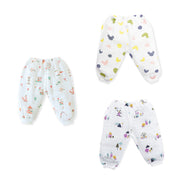 Muslin Unisex Pant for 2-3 Years - 3 Pack