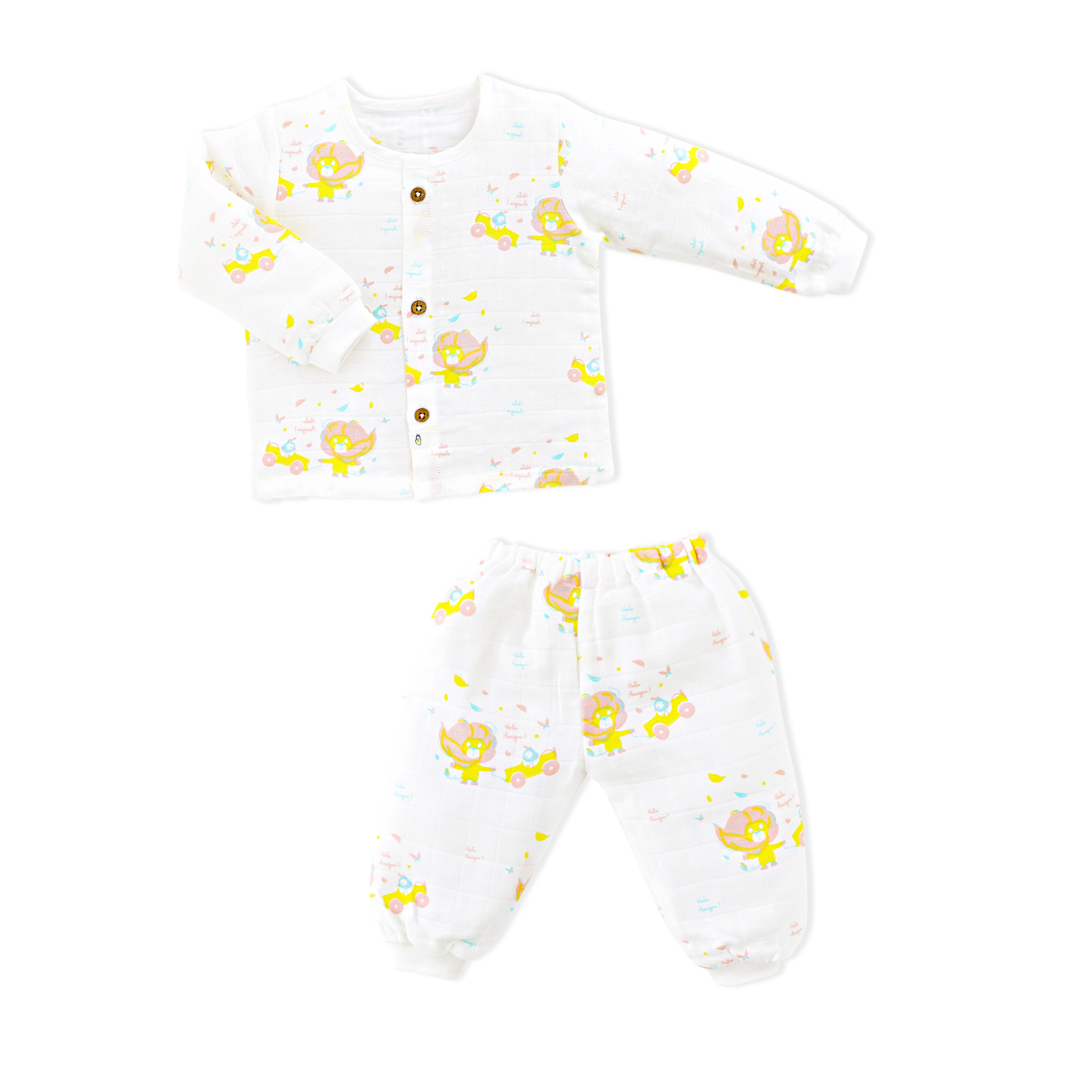 Baby Full Sleeve & Pant Sets 3-Pack Combo - Unisex (0-5 Years)