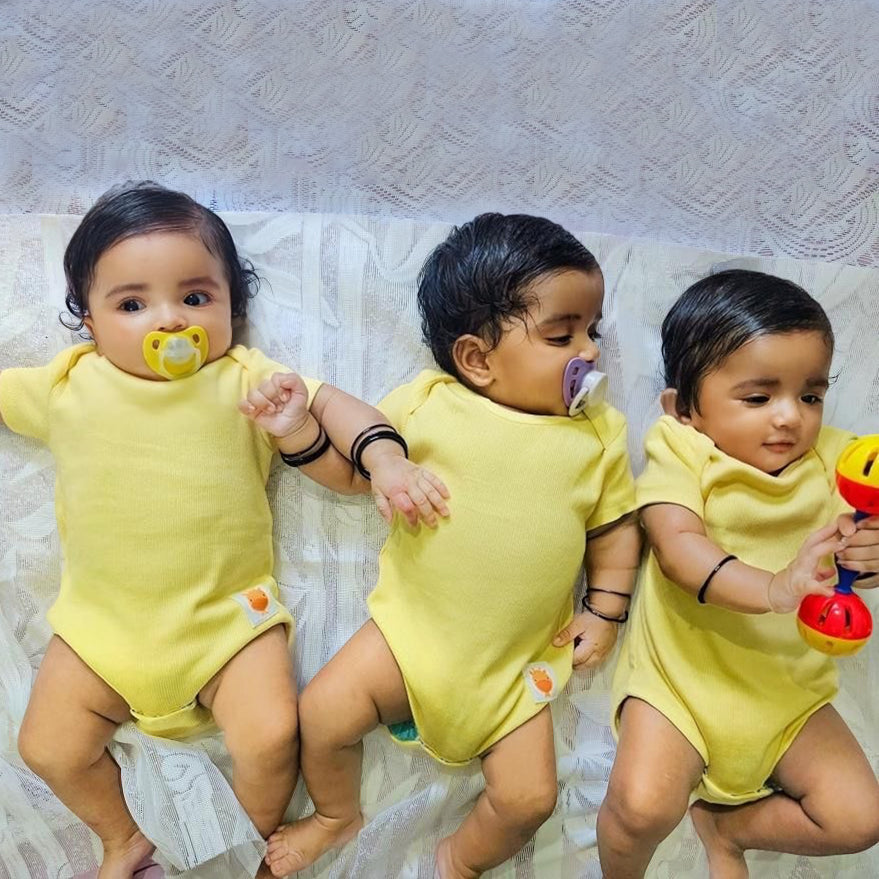 Baby Bodysuit (0–12 Months) Assorted Pack of 4