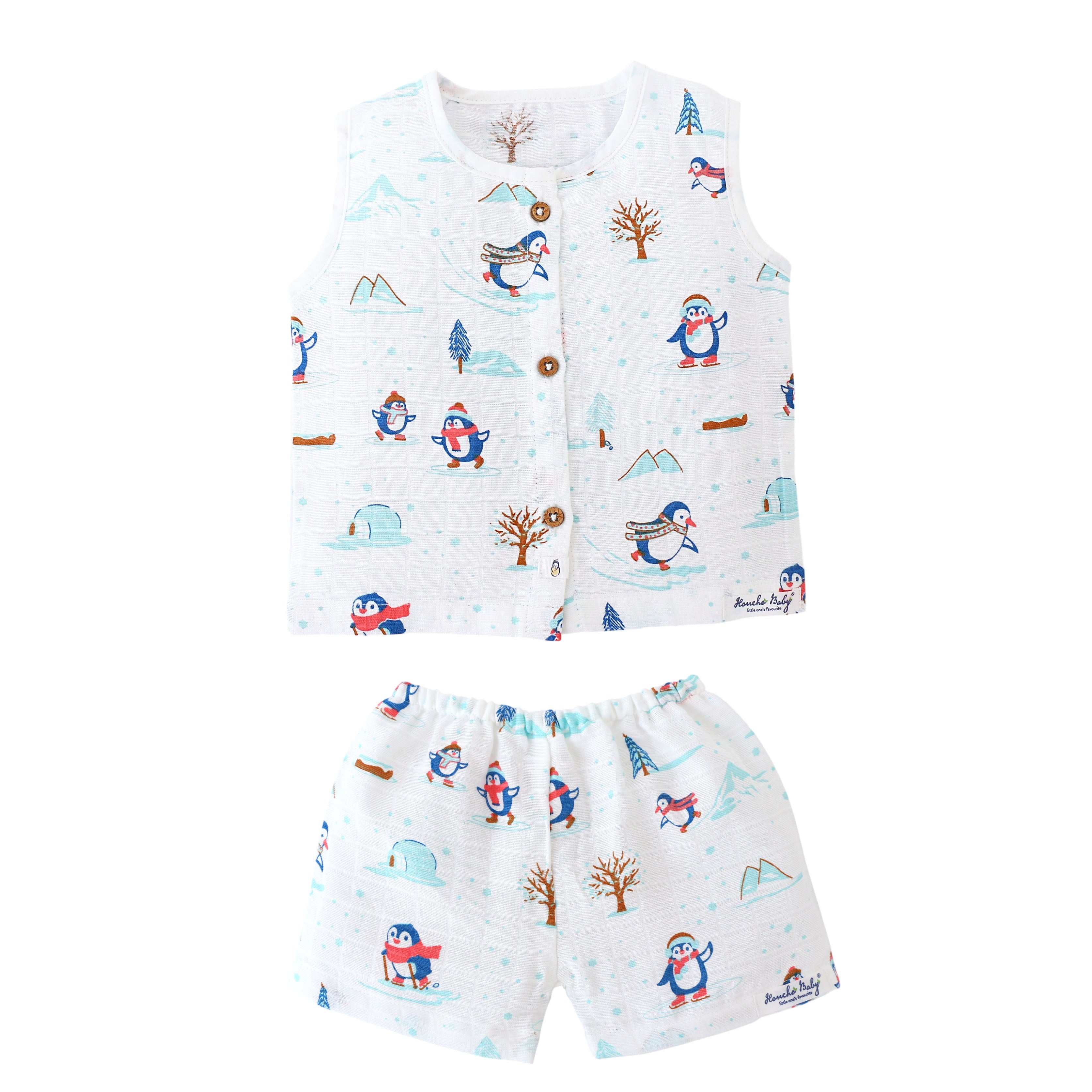 Sleeveless Top - 3 & Shorts - 3 (newborn to 4years) Assorted 3 Pack