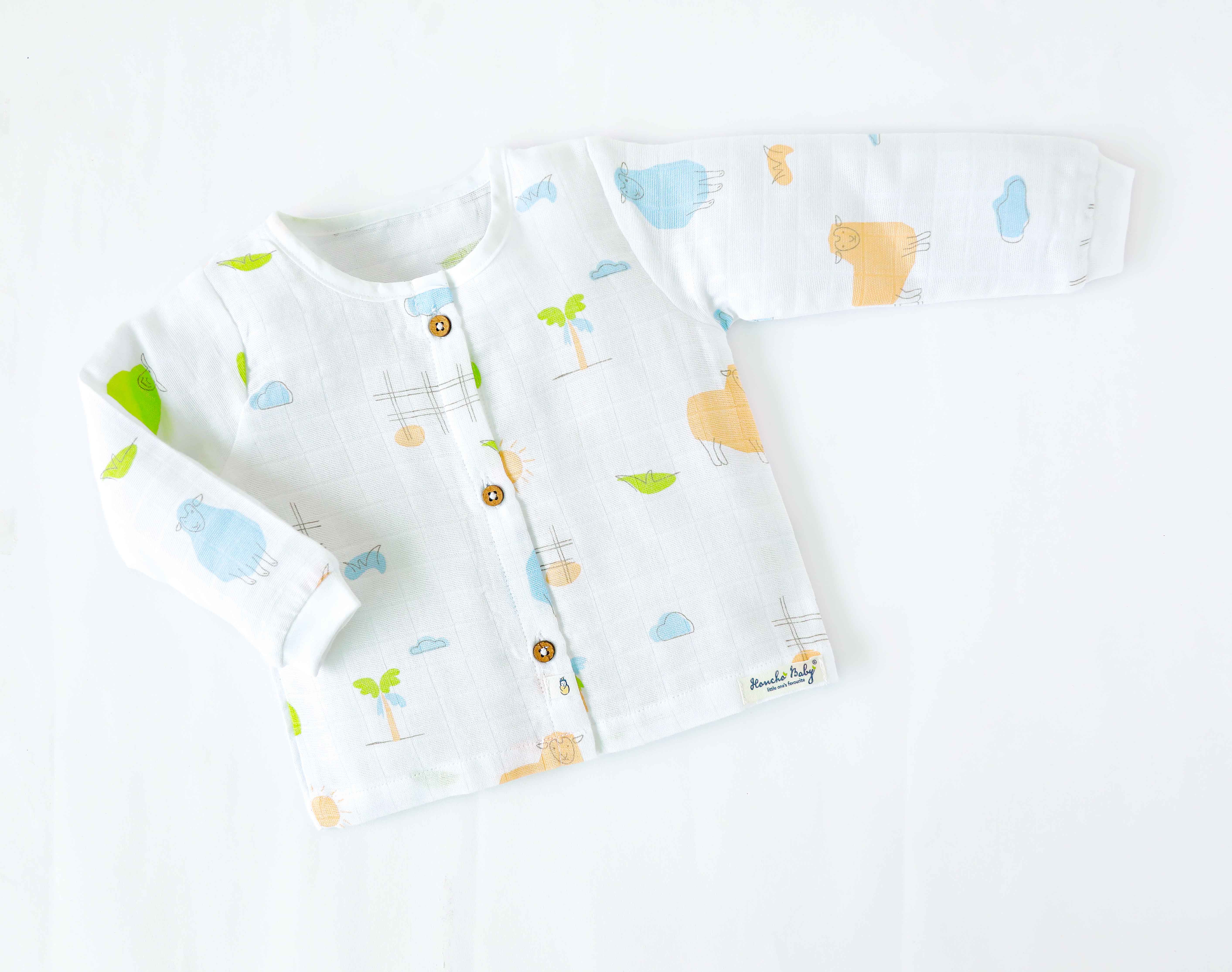 Full Sleeve Jabla for 0-4 Months – Daily Wear – 3 Pack