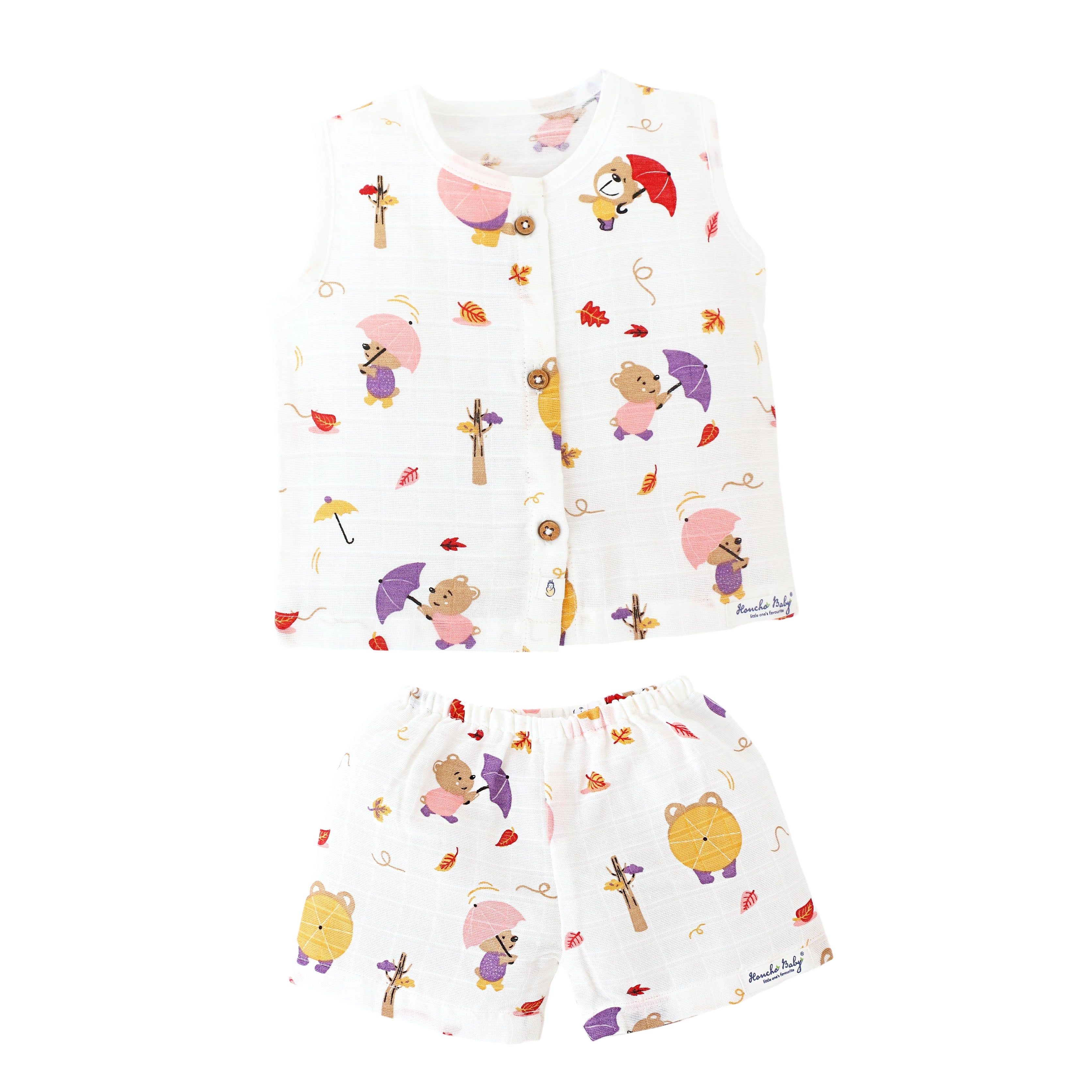 Sleeveless Top - 3 & Shorts - 3 (newborn to 4years) Assorted 3 Pack