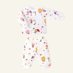 Teddy's Windy Walk - Unisex Full Sleeve and Pant set  (0M - 4years) NEW