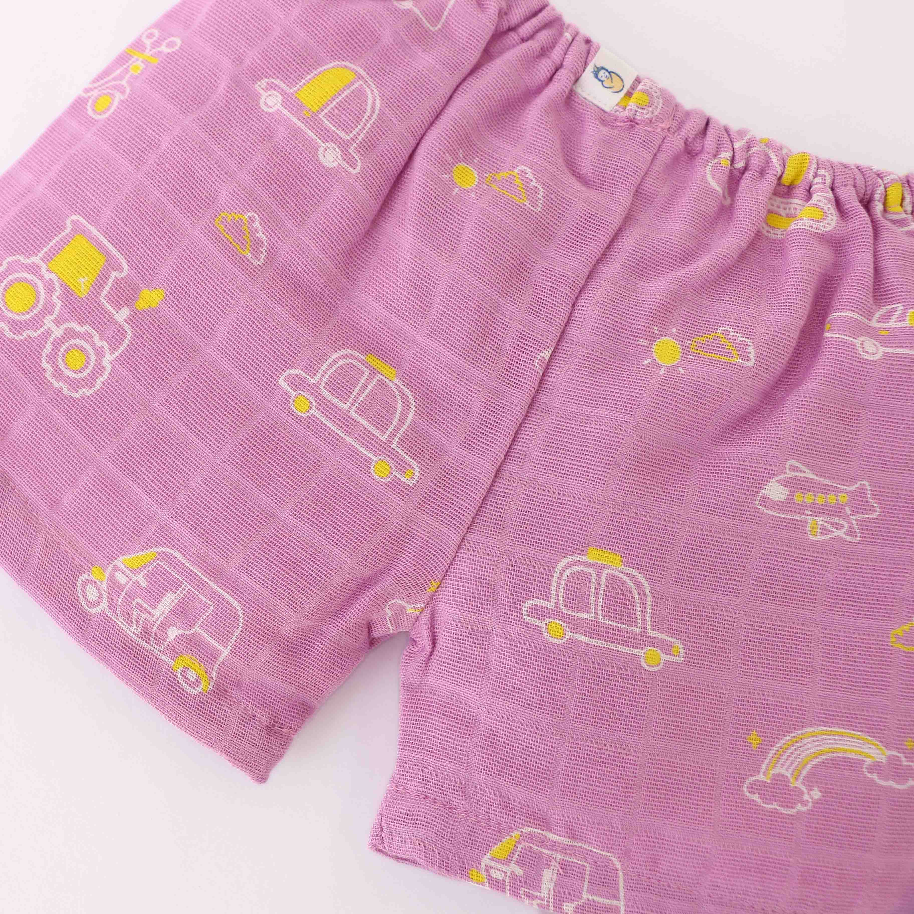Muslin Unisex Shorts- Assorted Pack of 3 (0 - 4 years) Little Explorer combo